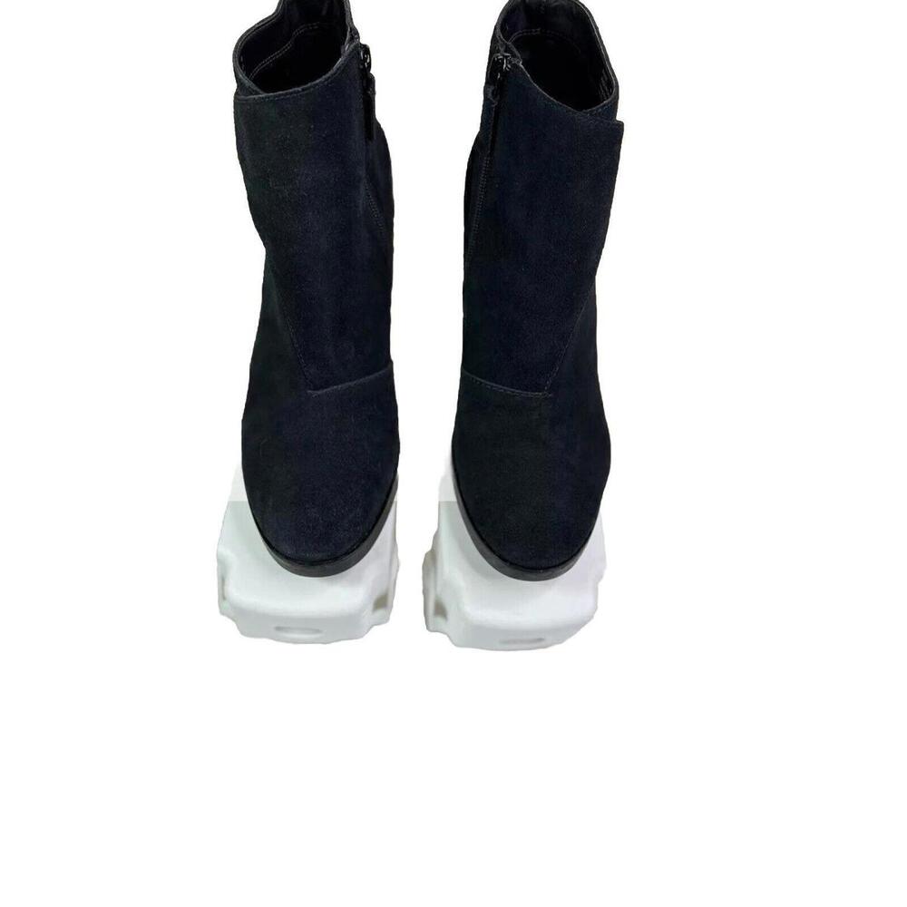 Cole Haan Women Harrington Grand Suede Size 9B Black Bootie - Picture 2 of 9